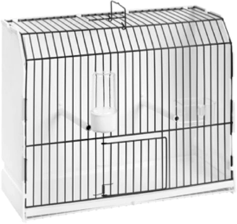 2GR Exposition Cage with 3 Doors and Black Grid Art. 315/FN1
